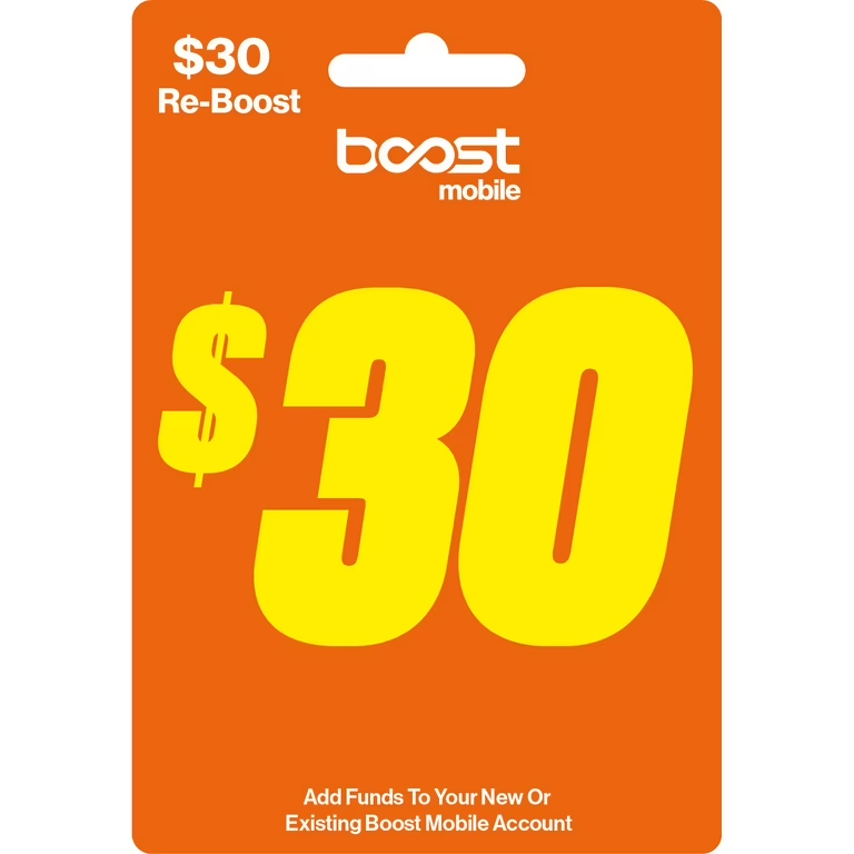 Boost Mobile Plans Card