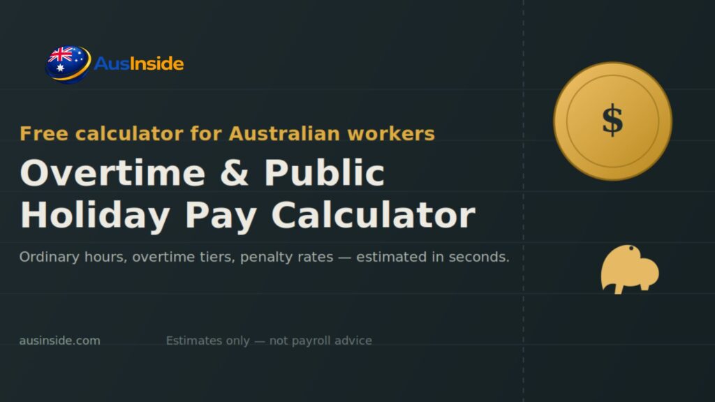 Aussie Overtime & Public Holiday Pay Calculator